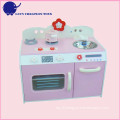 Funny Cooking Wooden Pink Kitchen Hearth Toy